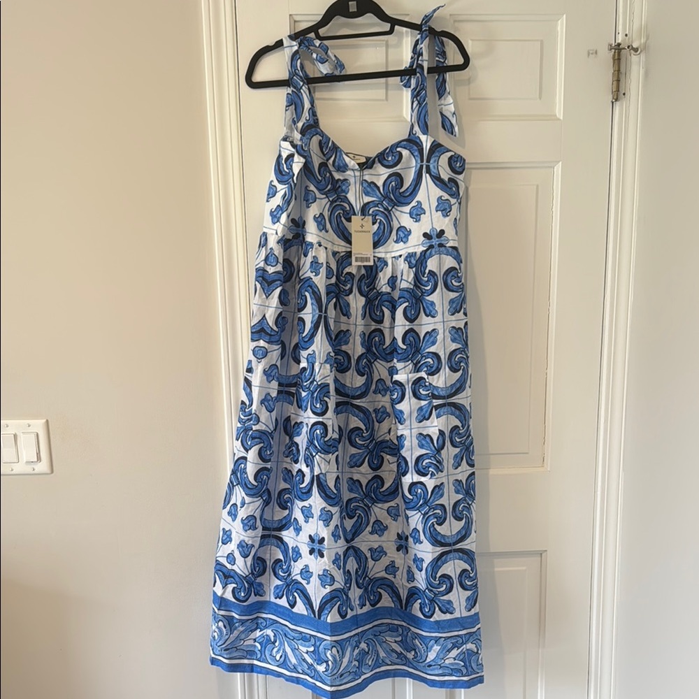Tuckernuck blue and white beach dress